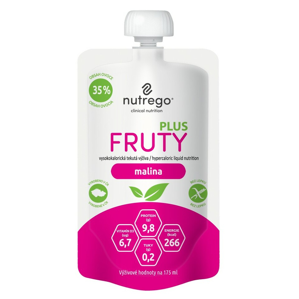 E-shop NUTREGO Fruty plus výživa malina 4 x 175 ml