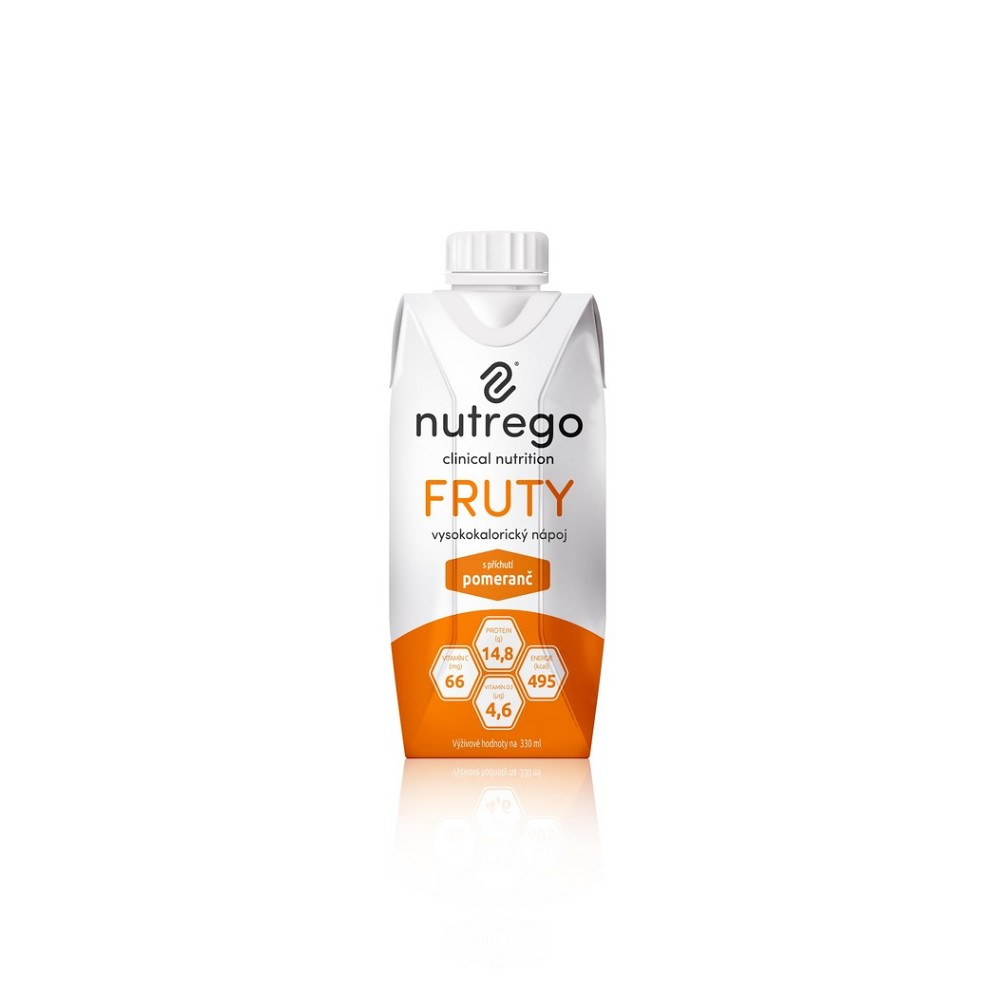 E-shop NUTREGO Fruty pomeranč 12 x 330 ml