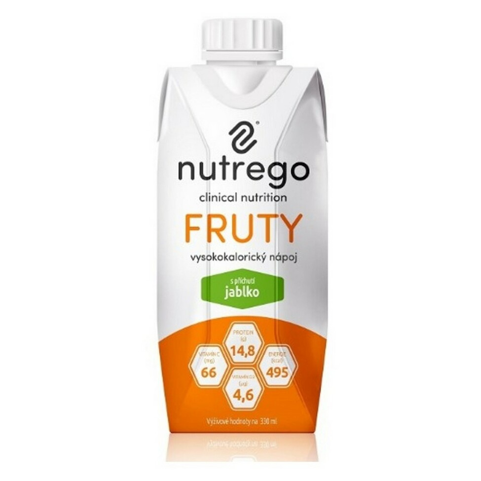 E-shop NUTREGO FRUTY Výživa jahoda 12 x 330ml
