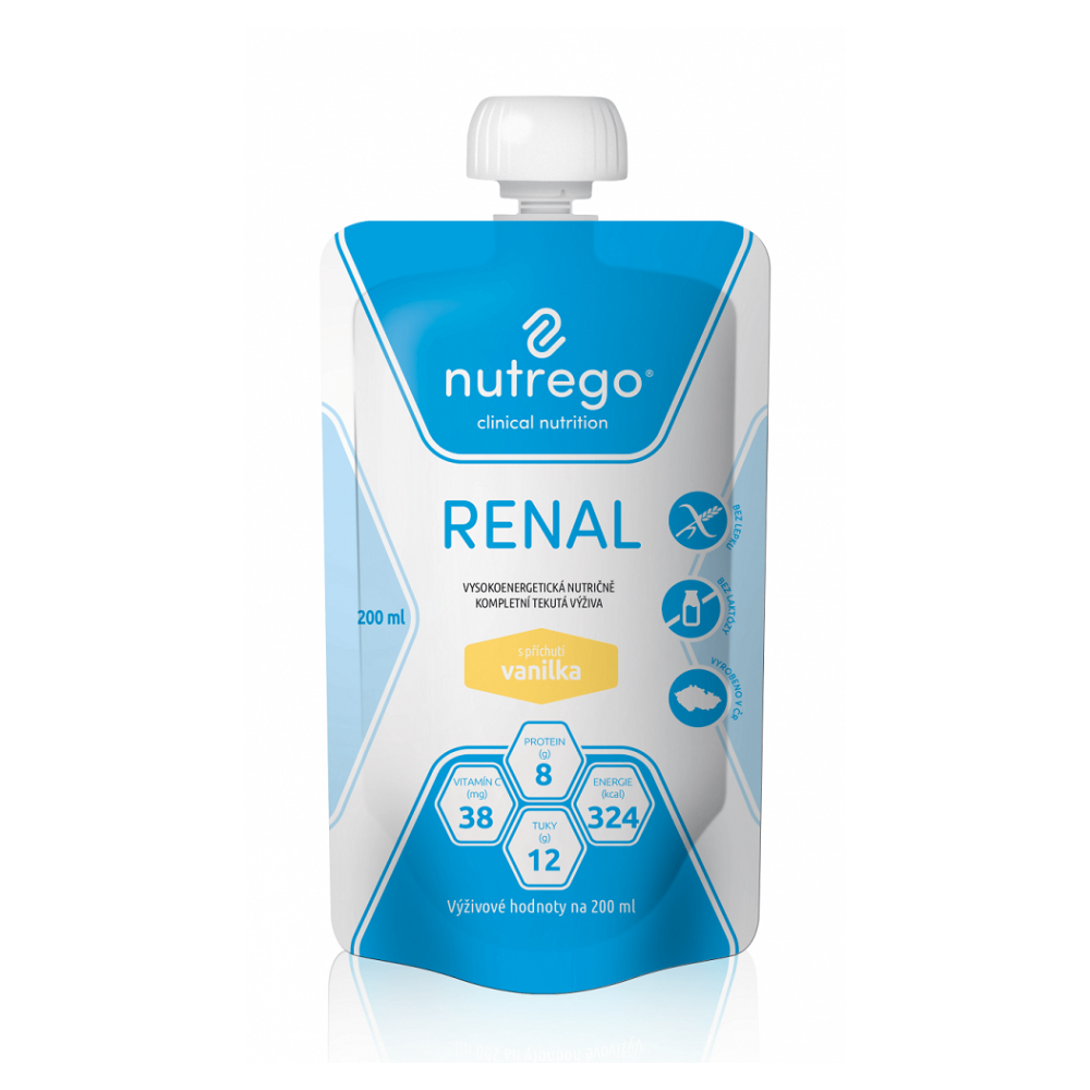 E-shop NUTREGO RENAL Výživa vanilka 12 x 200 ml