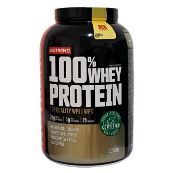 NUTREND 100 % Whey protein vanilka 2250 g
