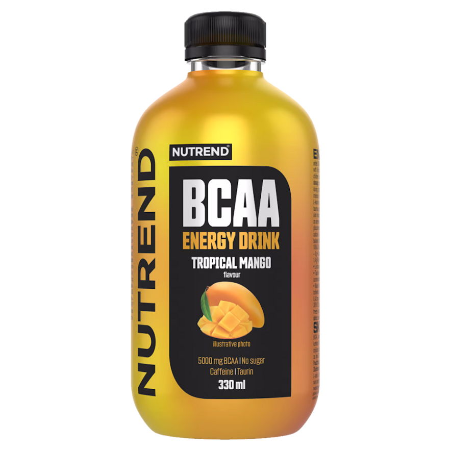 Levně NUTREND BCAA energy drink tropical mango 330 ml