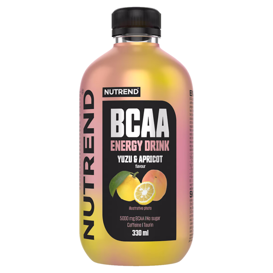 Levně NUTREND BCAA energy drink yuzu a meruňka 330 ml