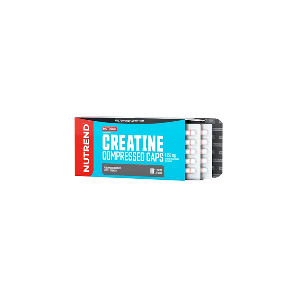 Nutrend Creatine Compressed Caps 120 kapslí