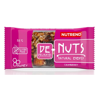 NUTREND DeNuts ořechová tyčinka brusinka 35 g