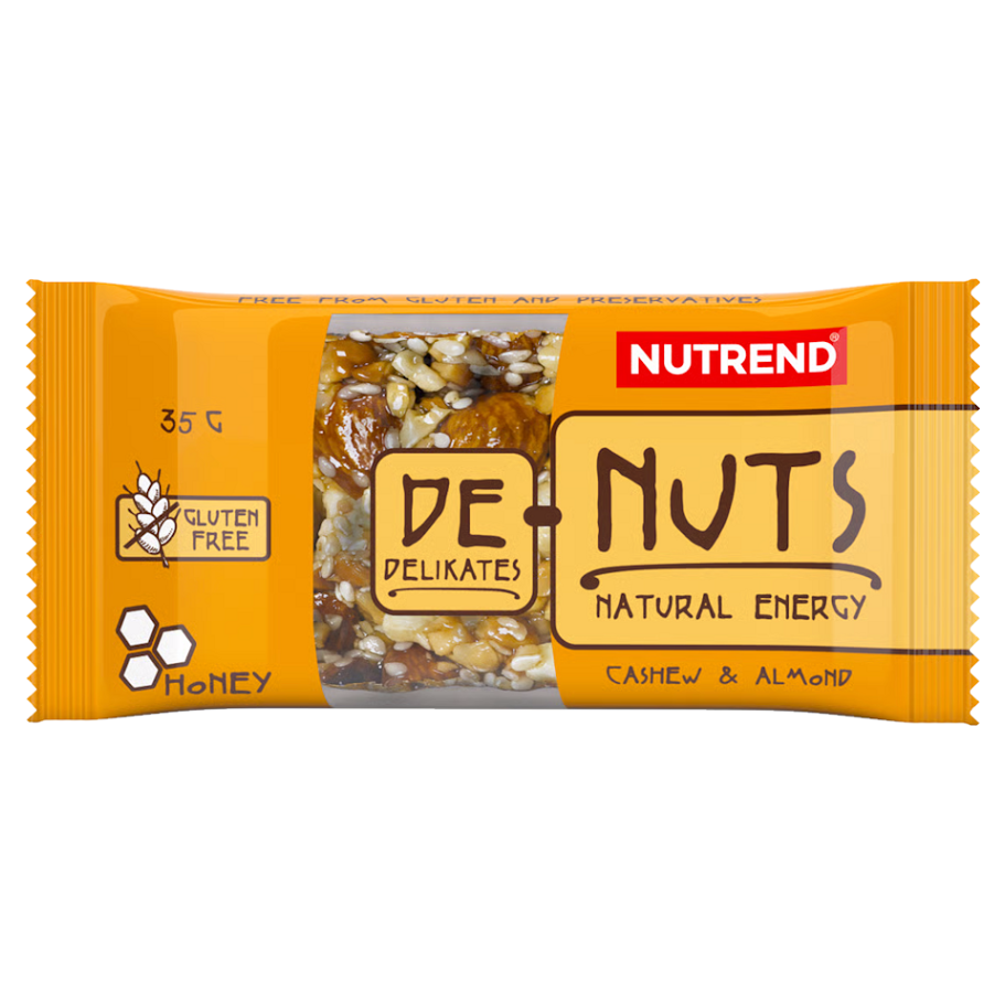 Levně NUTREND DeNuts ořechová tyčinka kešu a mandle 35 g