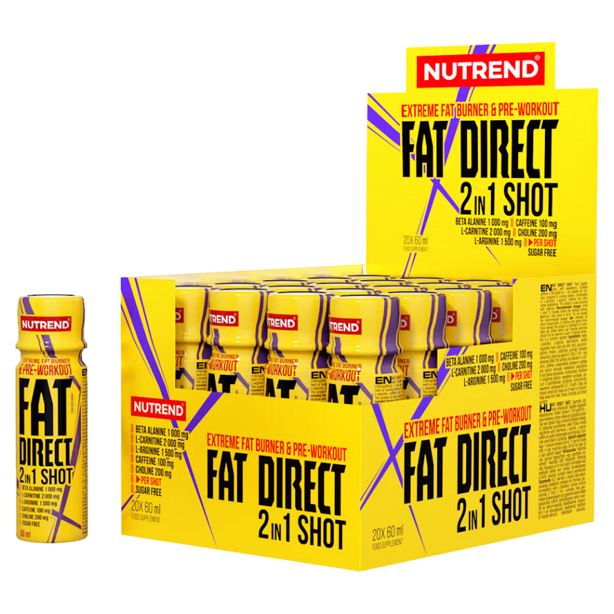 Levně NUTREND Fat Direct Shot 20 x 60 ml