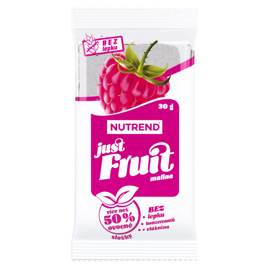 Levně NUTREND Just Fruit tyčinka malina 30 g