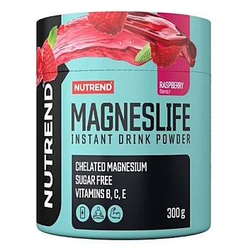 NUTREND Magneslife instant drink powder malina 300 g (Hořčík, magnézium)
