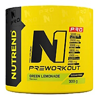 NUTREND N1 Pro koncentrovaný preworkout zelená limonáda 300 g