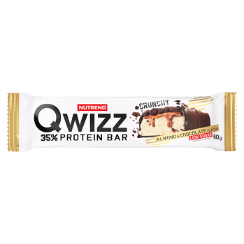 NUTREND Qwizz protein tyčinka s křupinkami mandle a čokoláda 60 g