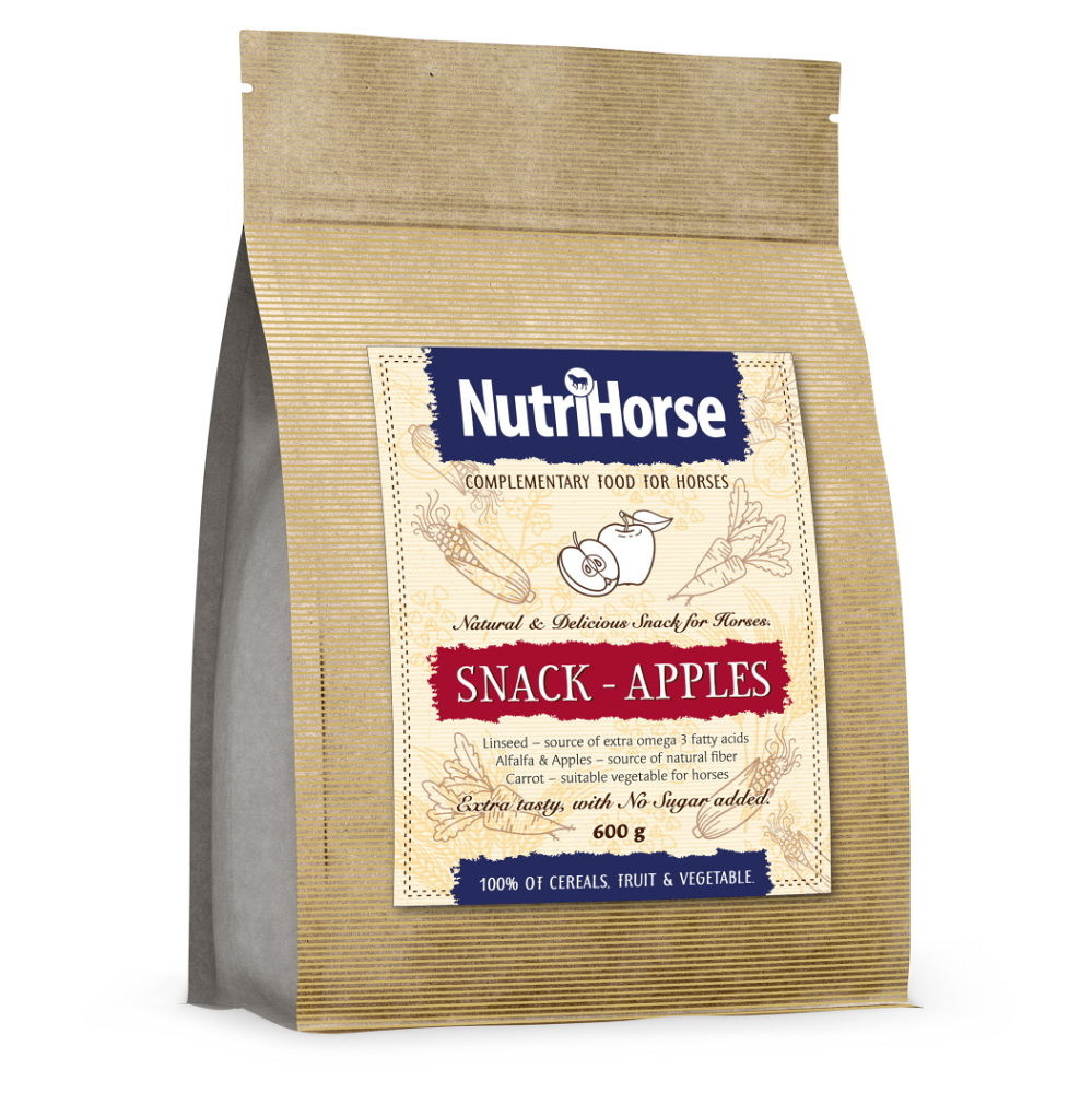 NUTRI HORSE Snack-Apple pamlskek pro koně 600 g