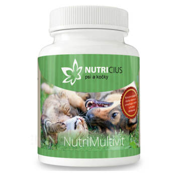 NUTRICIUS NutriMultivit sypký multivitamín pro psy a kočky 100 g