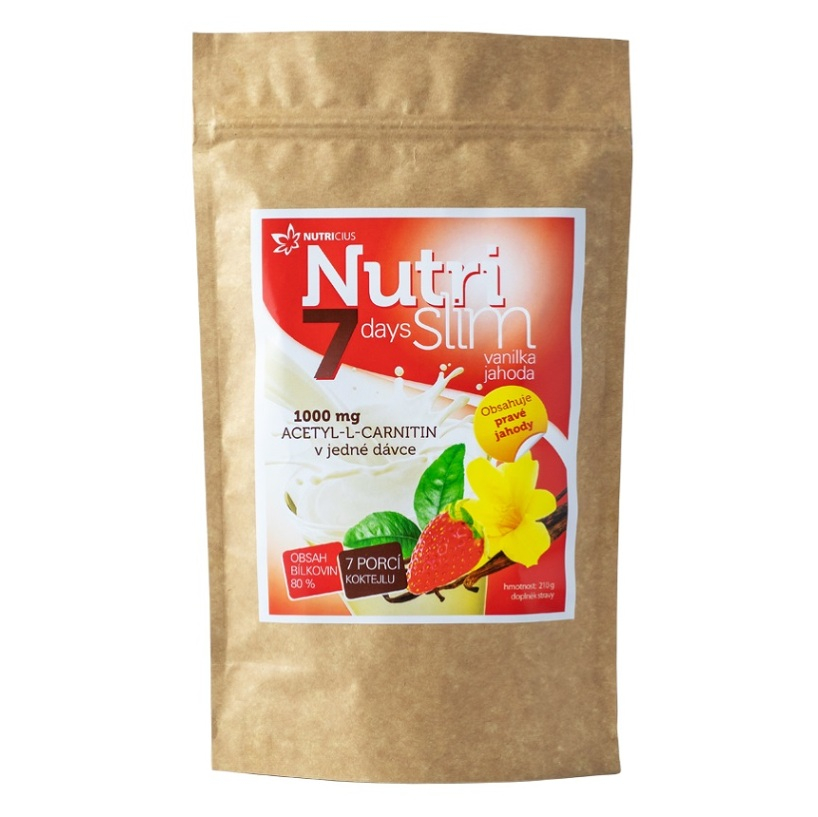 E-shop NUTRICIUS NutriSlim Vanilka-Jahoda 210 g