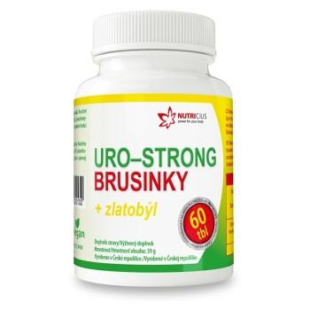 NUTRICIUS Uro-strong brusinky + zlatobýl 60 tablet (Močové cesty) - Vícesložkové