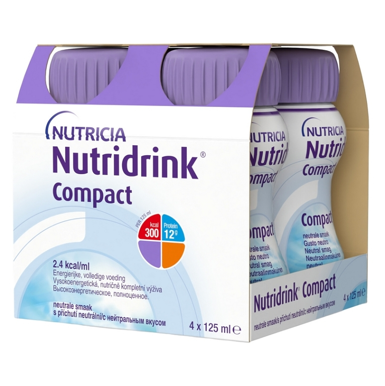Levně NUTRIDRINK Compact neutral 4 x 125 ml