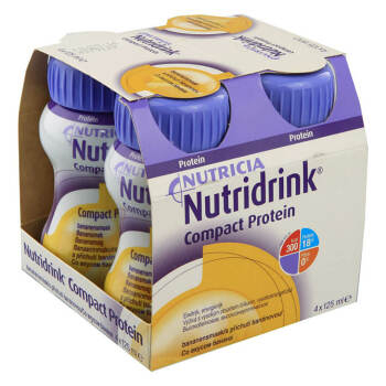 NUTRIDRINK Compact protein drink s banánovou příchutí 4 x 125 ml
