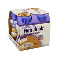 NUTRIDRINK Compact protein roztok s příchutí kávy 4 x 125 ml
