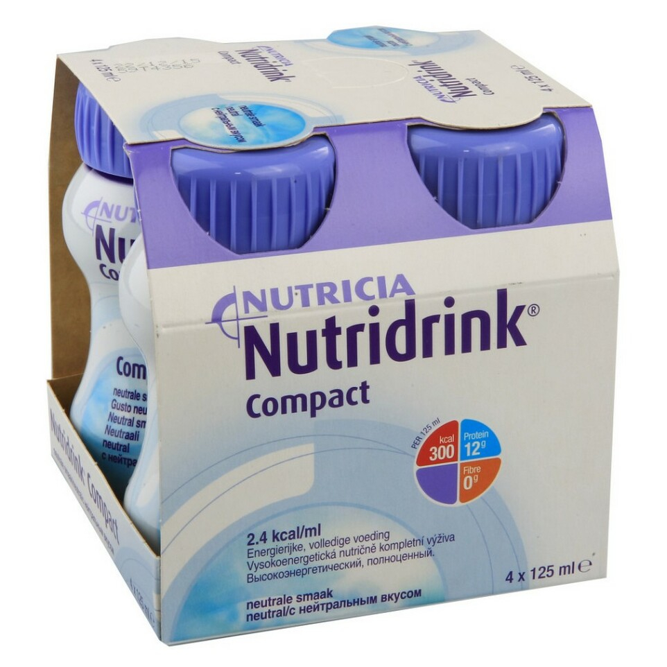 E-shop NUTRIDRINK Compact protein s příchutí neutrání 4 x 125 ml