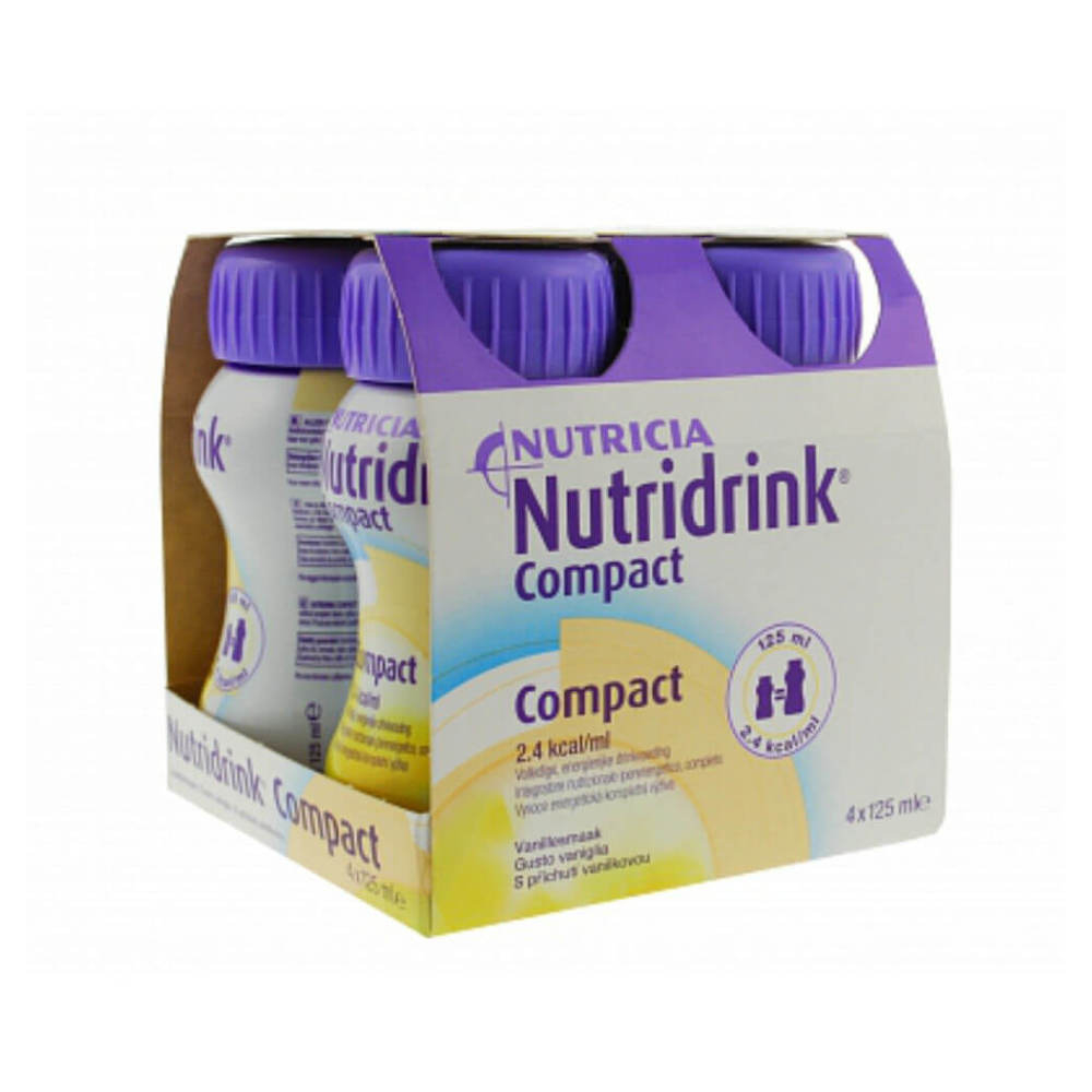 E-shop NUTRIDRINK Compact s vanilkovou příchutí 4 x125 ml