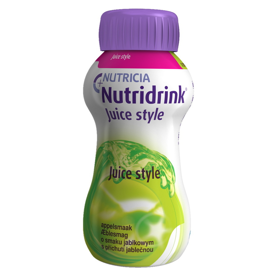E-shop NUTRIDRINK Juice style jablečná příchuť 4 x 200 ml