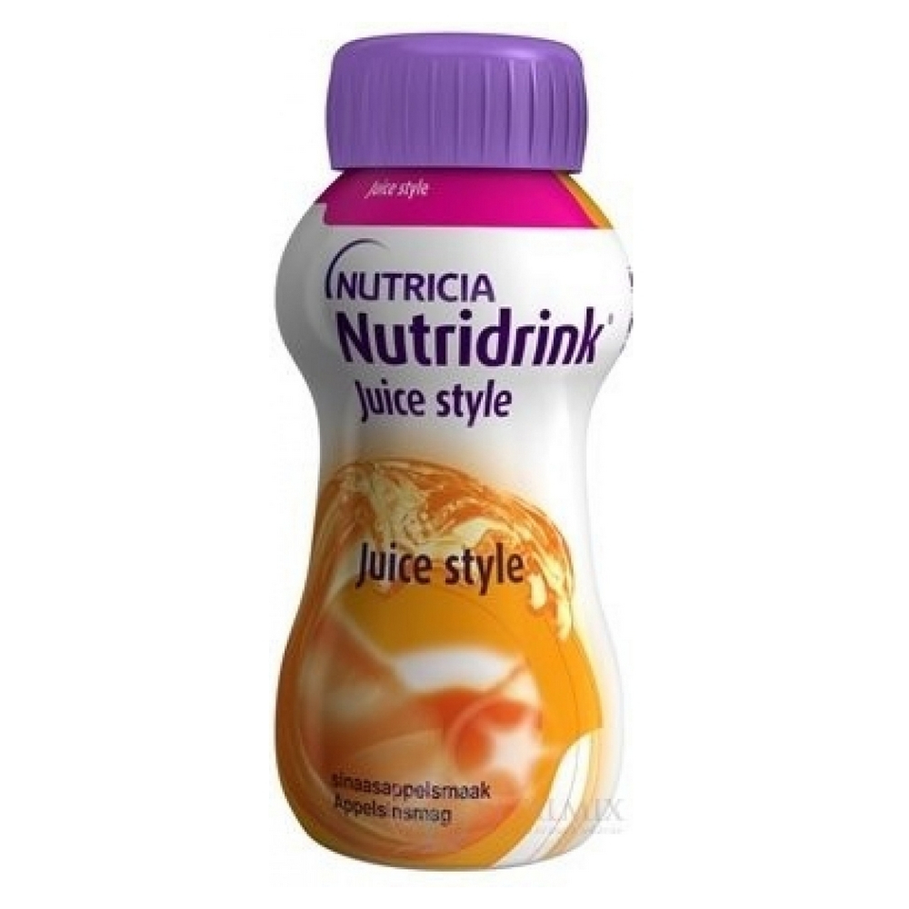 E-shop NUTRIDRINK Juice style příchuť pomeranč 4 x 200 ml