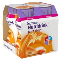 NUTRIDRINK Juice style příchuť pomeranč 4 x 200 ml