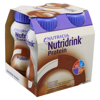NUTRIDRINK Protein roztok s čokoládovou příchutí 4 x 200 ml