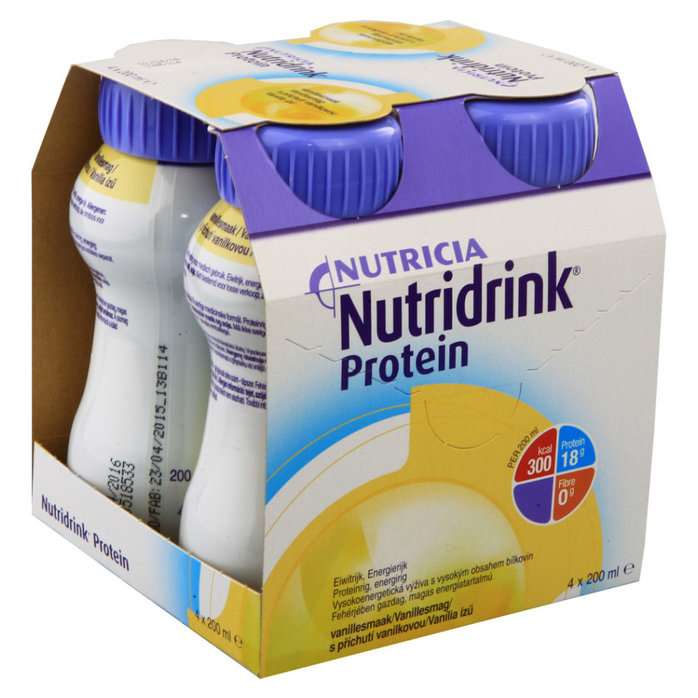 E-shop NUTRIDRINK Protein s příchutí vanilkovou 4 x 200ml