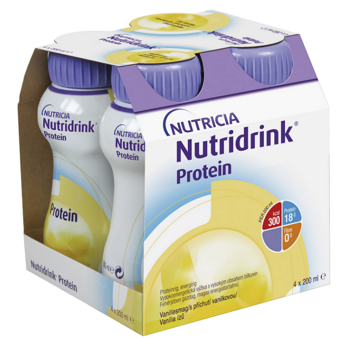 E-shop NUTRIDRINK Protein s příchutí vanilkovou 4 x 200ml