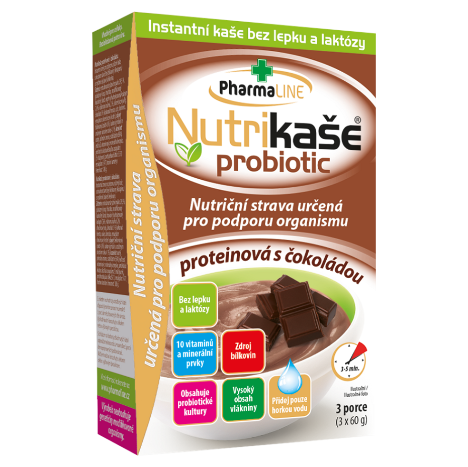 MOGADOR Nutrikaše probiotic proteinová s čokoládou 3 x 60 g