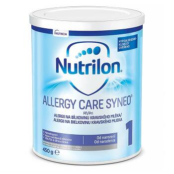 NUTRILON 1 Allergy Care Syneo por. plv. sol. počáteční kojenecká výživa od narození 450 g