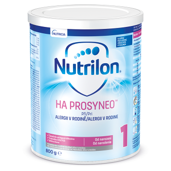NUTRILON 1 HA Prosyneo Počáteční kojenecká výživa od narození 800 g