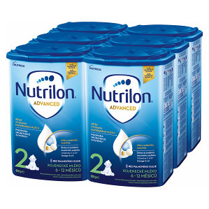 NUTRILON 2 Advanced Pokračovací kojenecké mléko od 6-12 měsíců 6 x 800 g
