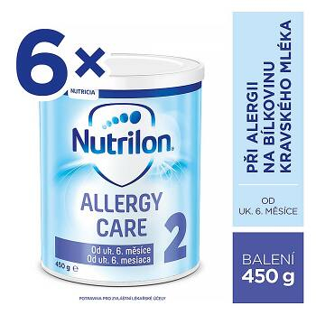 NUTRILON 2 Allergy Care 6 x 450 g VÝHODNÉ BALENÍ (Pokračovací kojenecká mléka) - Hypoalergenní