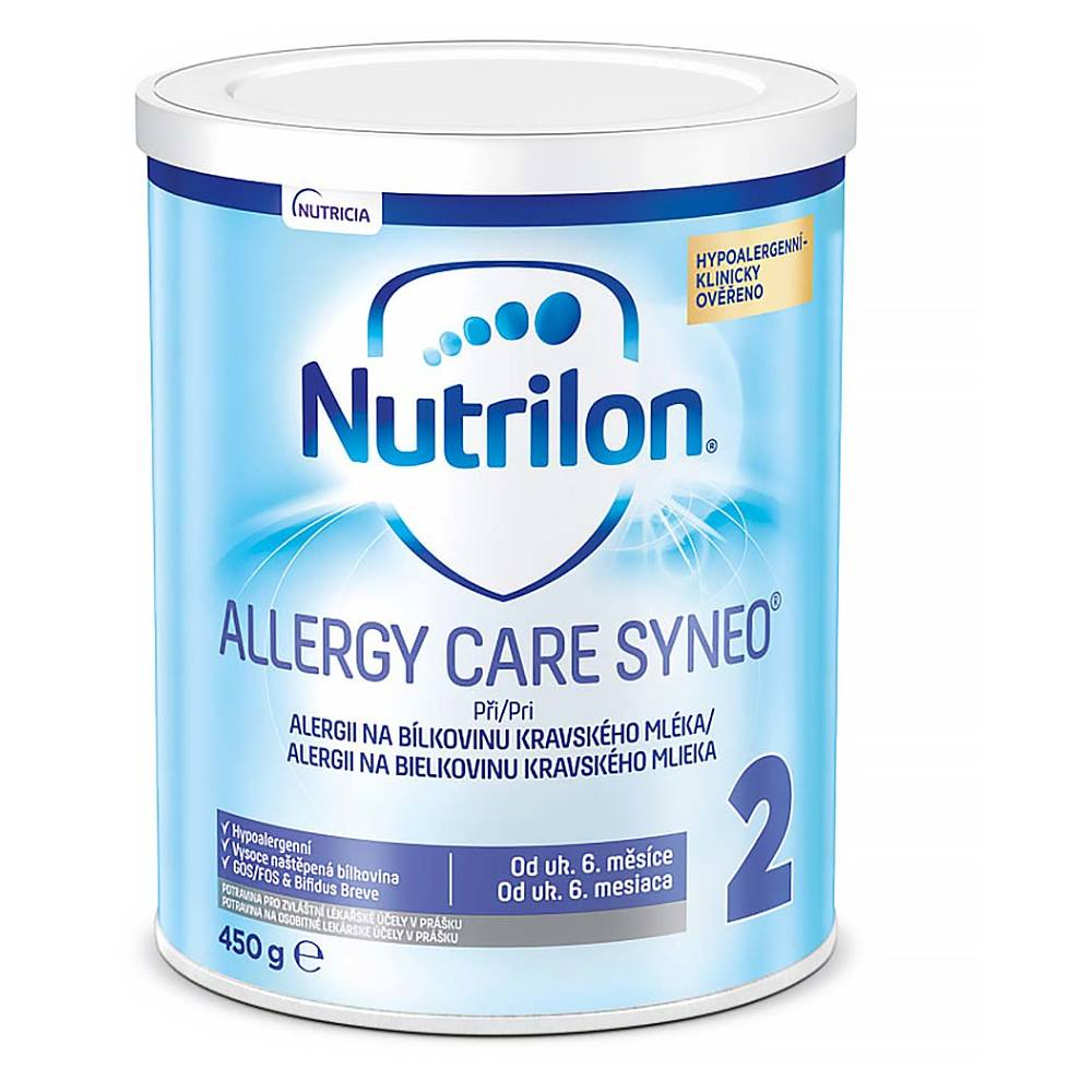 E-shop NUTRILON 2 Allergy Care Syneo Speciální kojenecká výživa od 6.měsíce 450 g