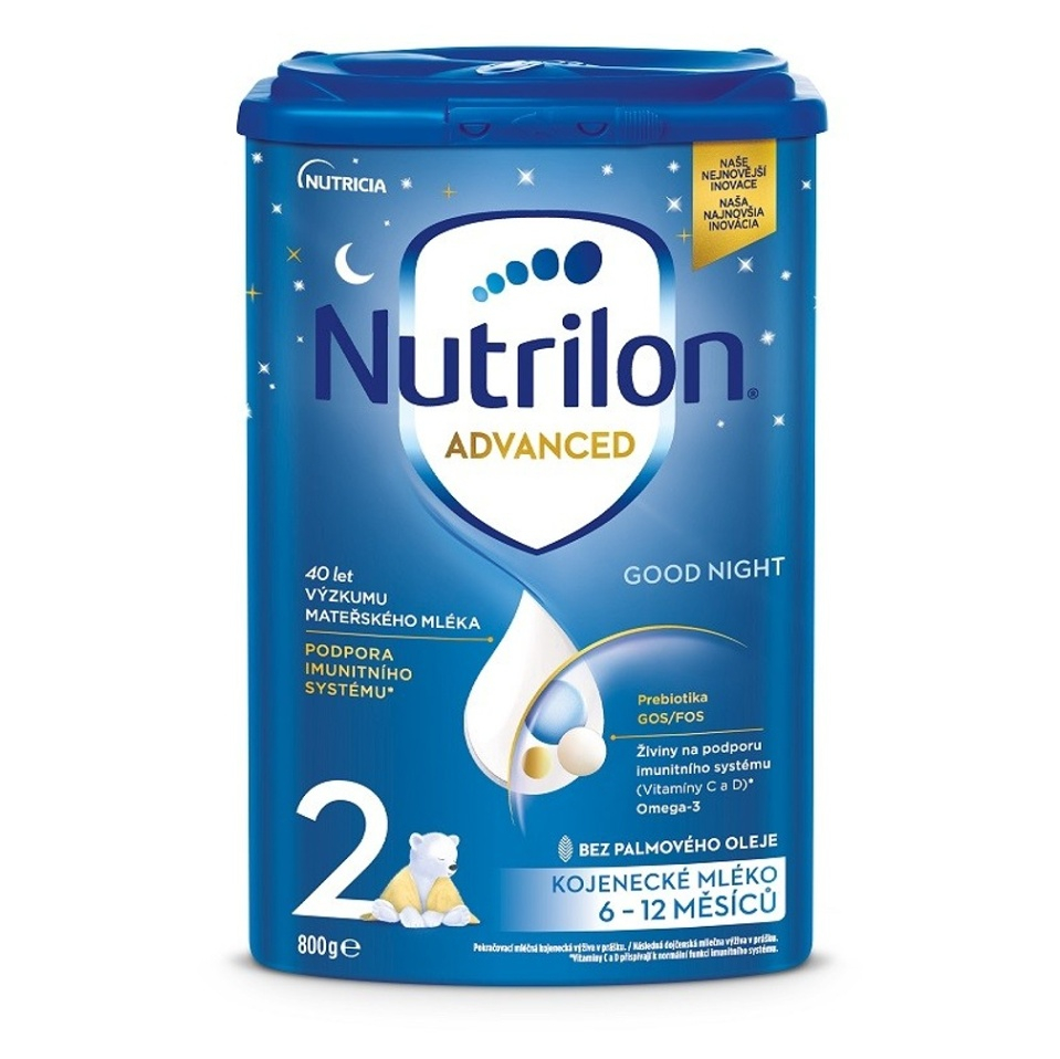 E-shop NUTRILON 2 Good Night Pokračovací mléko od 6.měsíce 800 g