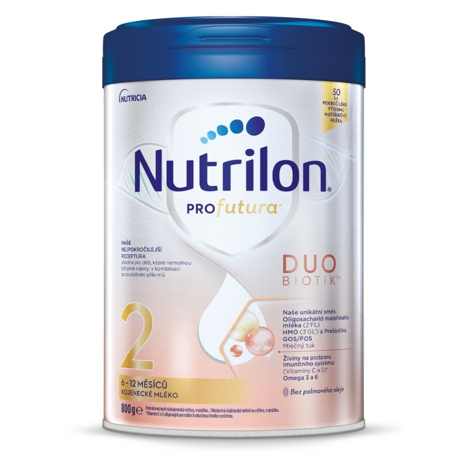 Levně NUTRILON 2 Profutura Duobiotik Pokračovací mléko od 6-12 měsíců 800 g