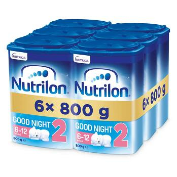 NUTRILON 2 Good Night Pokračovací kojenecké mléko od 6-12 měsíců 6x 800 g