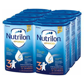 NUTRILON 3 Advanced pokračovací batolecí mléko od 12-24 měsíců 6 x 800 g