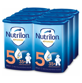 NUTRILON 5 Advanced pokračovací batolecí mléko od 36 měsíců 6 x 800 g