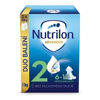 NUTRILON Advanced 2 DUO balení od ukončeného 6. měsíce 1000 g
