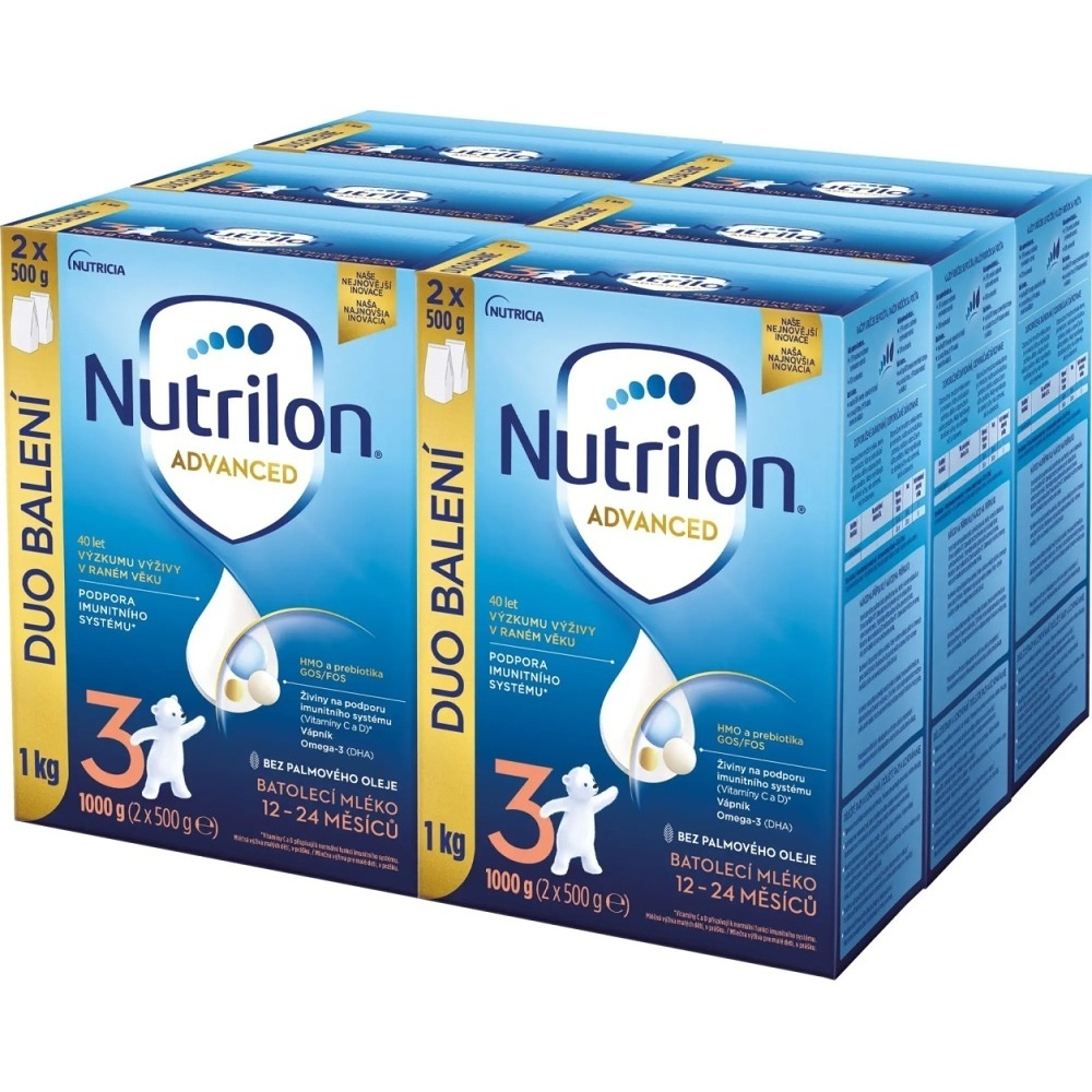 E-shop NUTRILON 3 Advanced Batolecí mléko od ukončeného 12. měsíce 6 x 1000 g