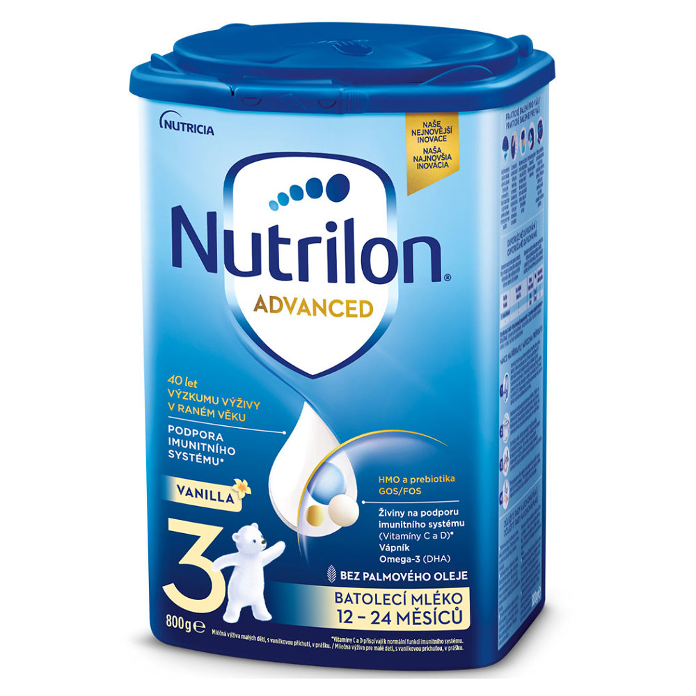 E-shop NUTRILON 3 Advanced Vanilla Batolecí mléko od 12-24 měsíců 800 g