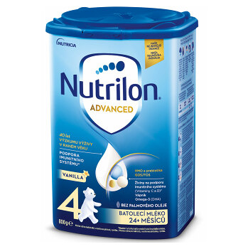 NUTRILON 4 Advanced Vanilla Batolecí mléko od 24-36 měsíců 800 g, expirace 12.08.2024