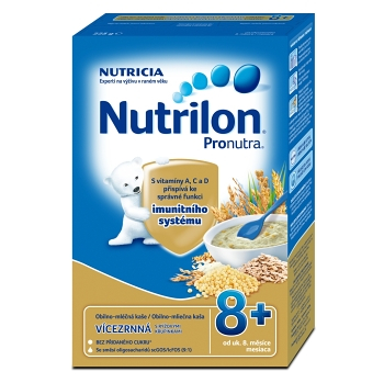 NUTRILON Pronutra Mléčná kaše Vícezrnná s rýžovými křupinkami 225 g