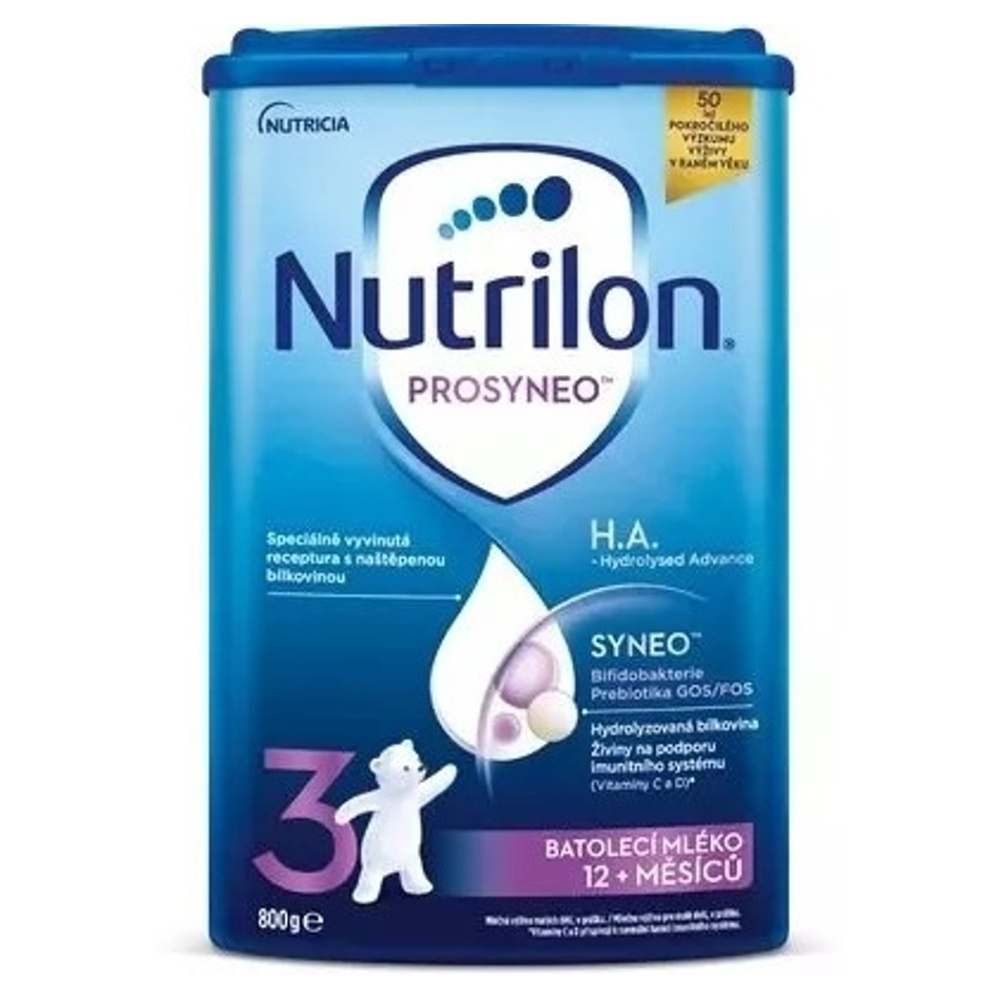 Levně NUTRILON Prosyneo 3 H.A. pokračovací kojenecké mléko 12m+ 800 g