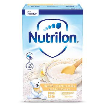 NUTRILON První obilno-mléčná kaše rýžová s příchutí vanilky 4m+ 225 g