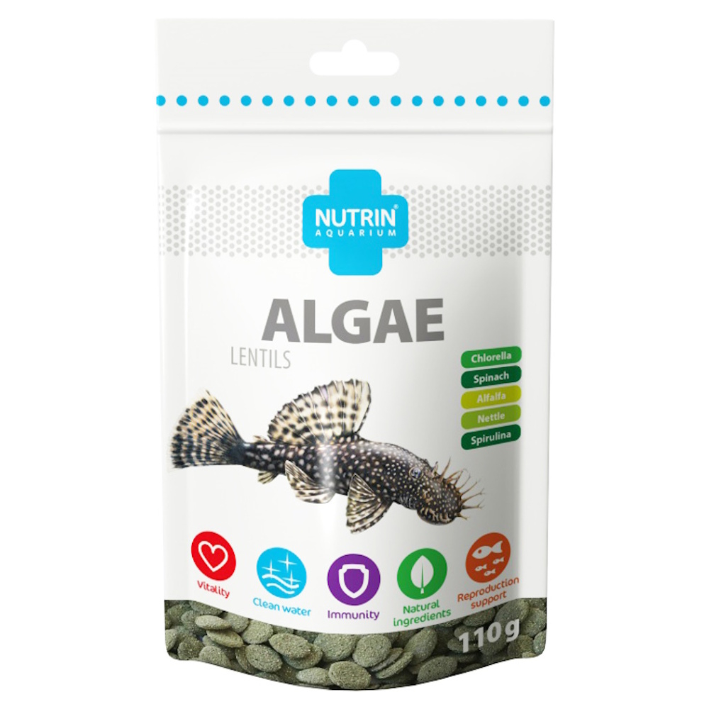 Levně NUTRIN Aquarium Algae Lentils 110 g
