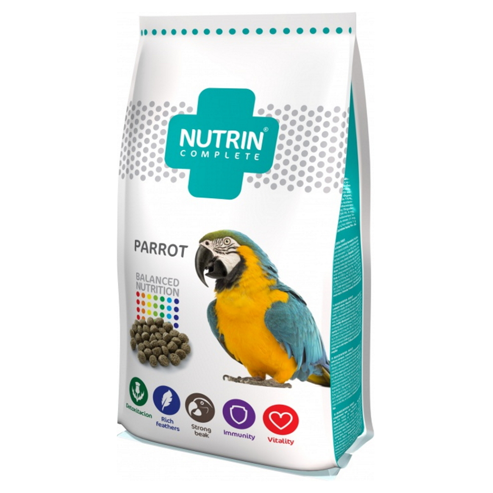 Levně NUTRIN Complete Parrot krmivo pro papouška 750 g